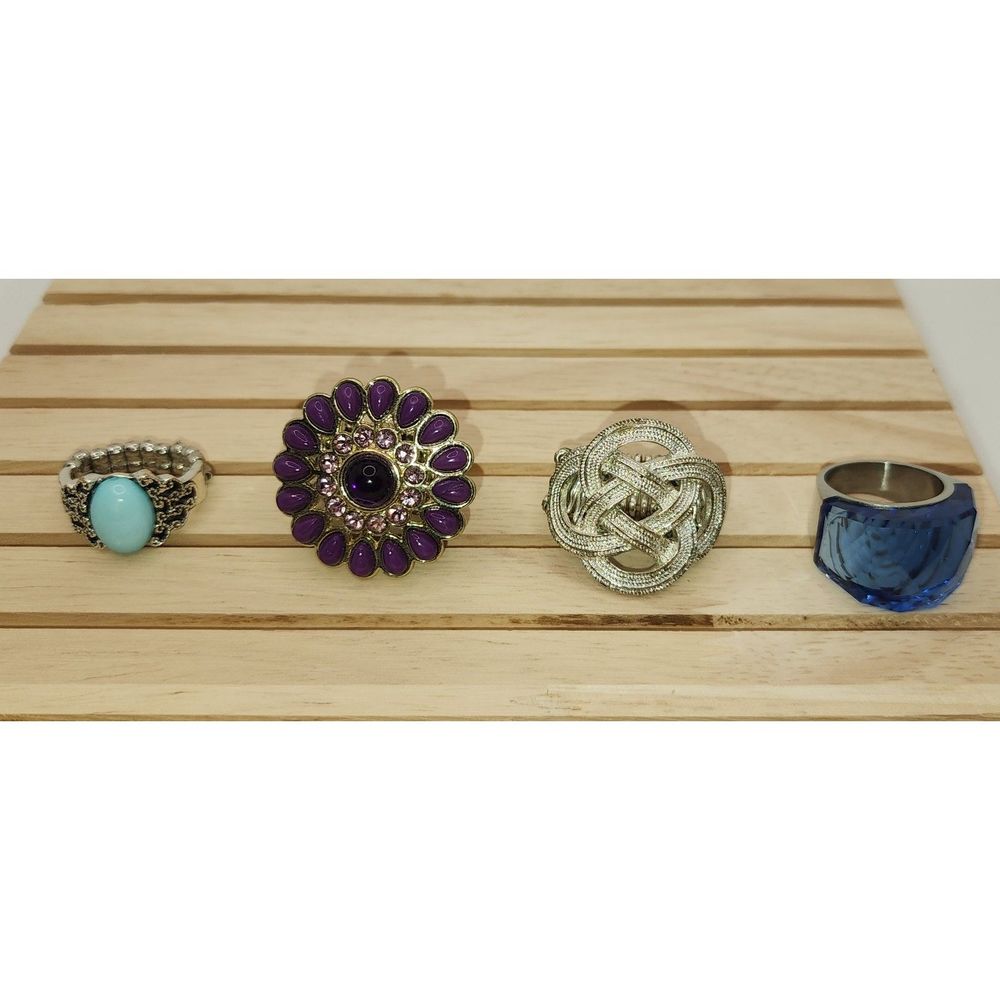 Statement Jewelry Rings Costume Jewelry Rings Varying Sizes